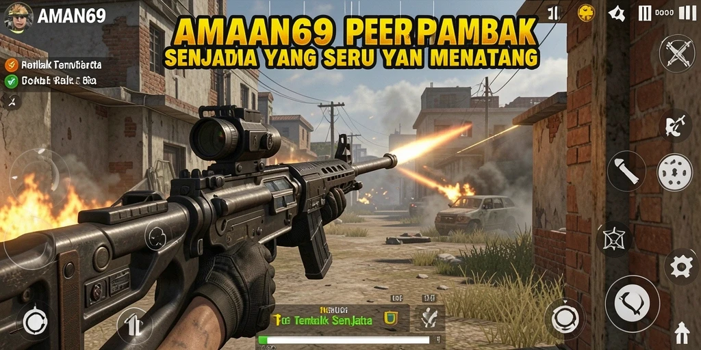 Antarmuka permainan AMAN69 yang dinamis dan menarik.