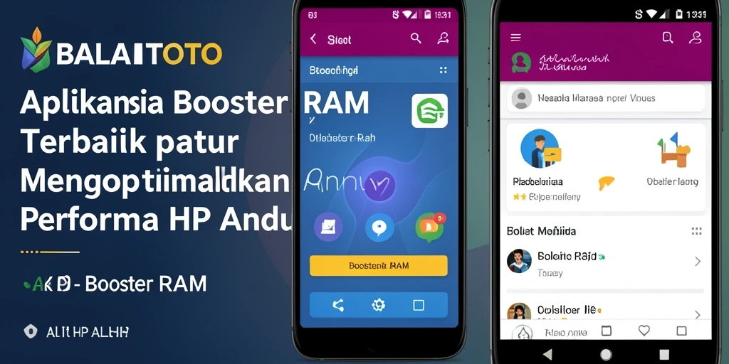 Tampilan antarmuka sederhana dari BALAITOTO untuk optimasi RAM.
