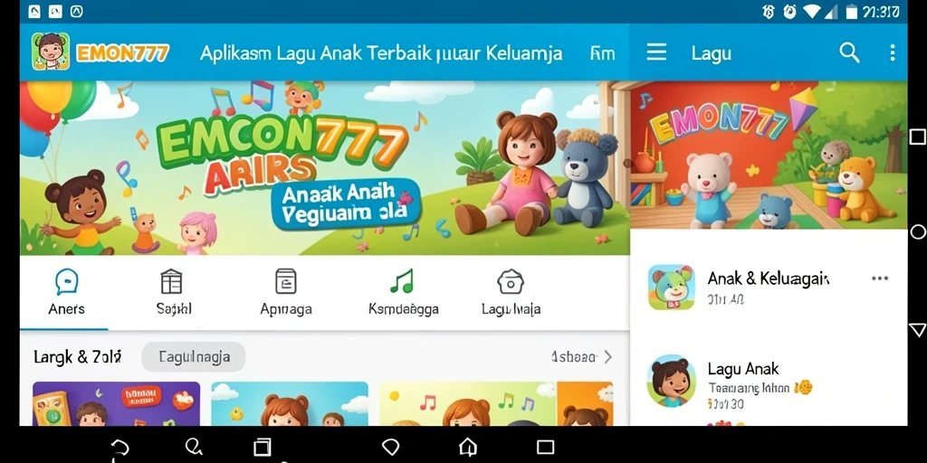 Tampilan antarmuka EMON777 yang ceria dan interaktif.