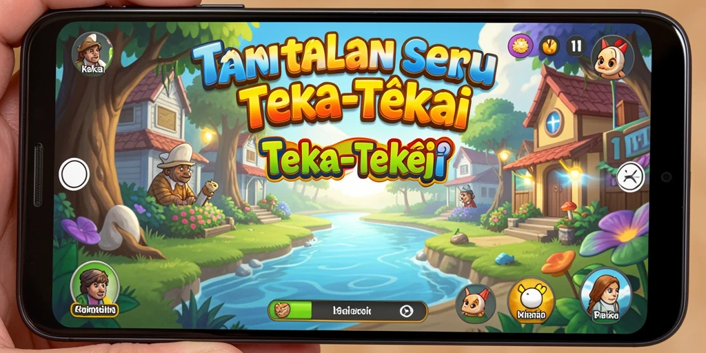 Antarmuka menarik dengan beragam teka-teki menantang.