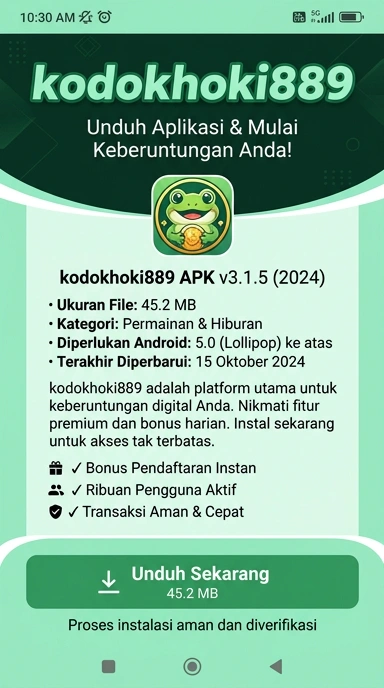 Unduh APK kodokhoki889 Terbaru untuk Android