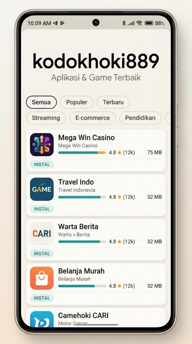 Aplikasi Populer & Kanal Uji di kodokhoki889 — Unduh Sekarang!
