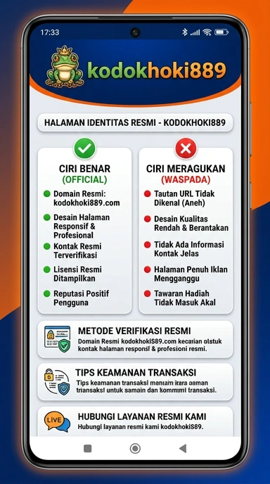 Halaman Resmi kodokhoki889 untuk Pengguna Android